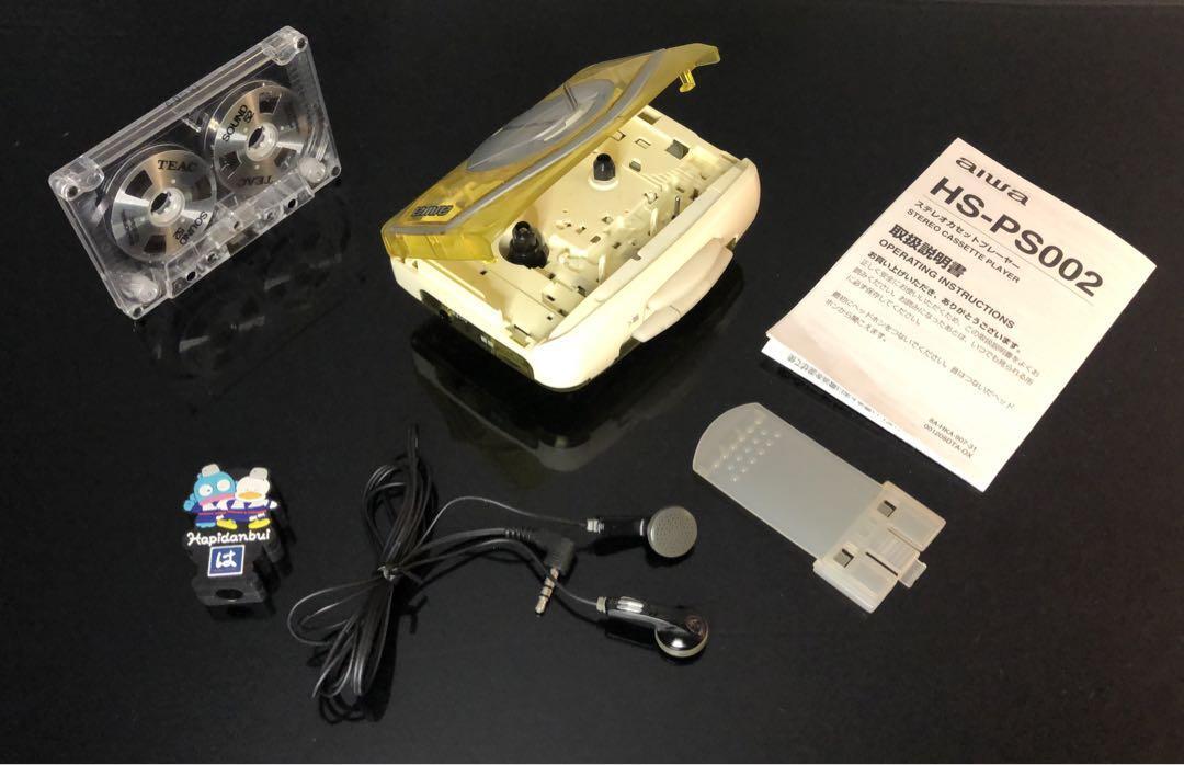 Cassette Walkman Aiwa Ps002 Yellow Serviced Fully