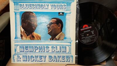 Memphis Slim & Mickey Baker - Bluesingly Yours 33T LP VG++/EX Polydor    658 039