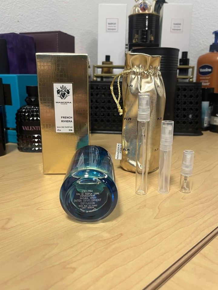 Mancera French Riviera Sample 2 ml, Fresh long lasting summer fragrance. eBay