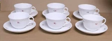 RICHARD GINORI ANTICO DOCCIA SET of 6 CUP & SAUCERS SETS Spring Flowers FLORAL