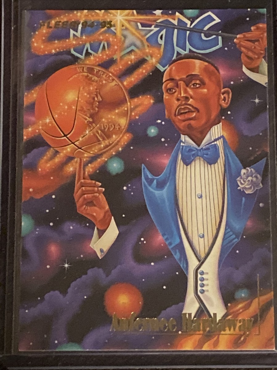 94-95 FLEER BASKETBALL ANFERNEE HARDAWAY - MAGIC MAN 8 Of 9