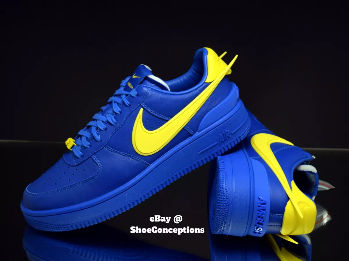 Nike Air Force 1 Low SP x AMBUSH Shoes Game Royal Sulfer DV3464