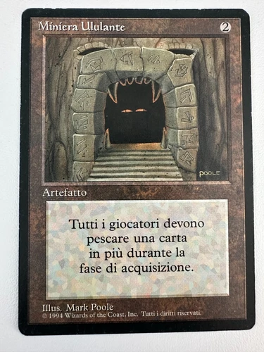 1994 MTG MAGIC THE GATHERING ITALIAN HOWLING MINE ITALIAN EDITION FBB RARE CGC 8