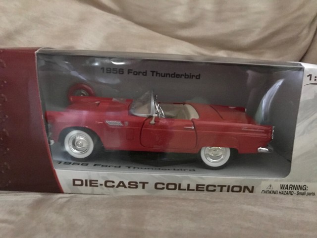 1956 Ford Thunderbird Convertible Red 1//24 Diecast Model Car by MOTORMAX 73215r for sale online