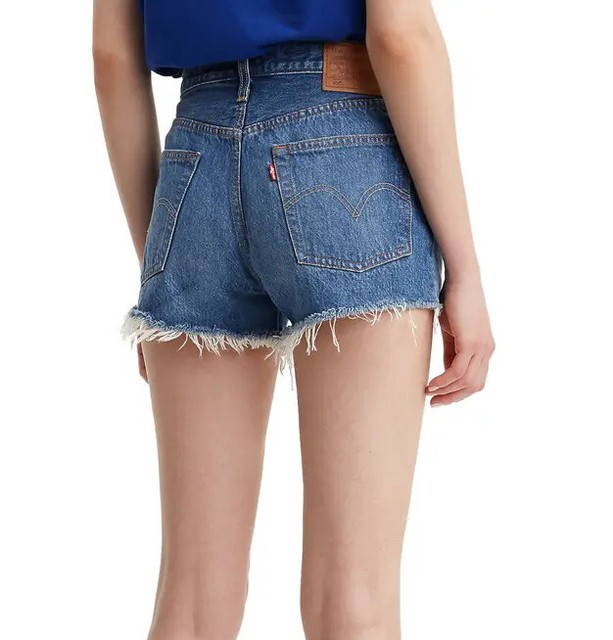501 Indigo Avenue Distressed Denim Cut 