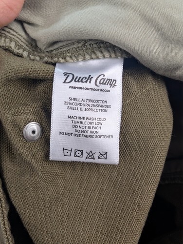 Pantalone Duck Camp Field tela radica uomo 40R verde scuro caccia outdoor - Foto 7 di 10