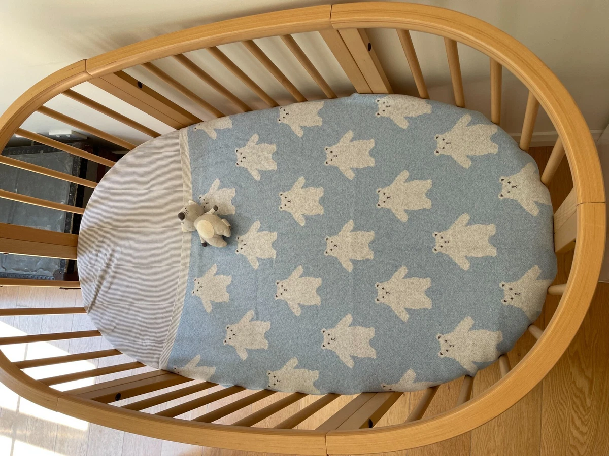 Stokke Sleepi Cot Bed with Mattress Natural Timber with Stokke Sleepi Mini V3