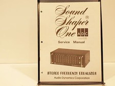 ADC Sound Shaper One Mark II Stereo Frequency Equalizer Service Manual Original