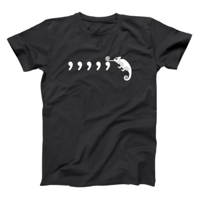 Comma Karma Chameleon Funny 80S Dance Cute Gift Party Black Basic Men's T-Shirt