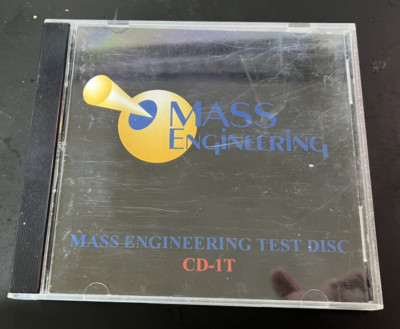 Official Mass Engineering Car Audio Test CD  1993