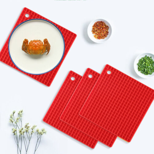 Silicone non-slip round Square heat resistant doily Table Insulation Table mat - Picture 12 of 32