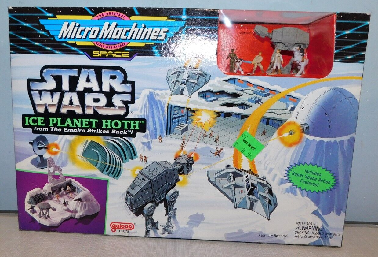Vintage Micro Machines Star Wars Ice Planet Hoth ESB 1994 Galoob Factory Sealed