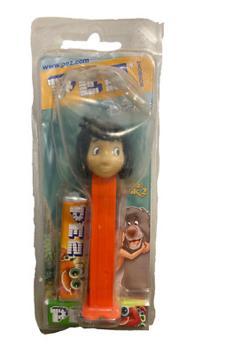 Pez Retired 2003 Mowgli, Baloo, Bagheera (Panther) Disney's