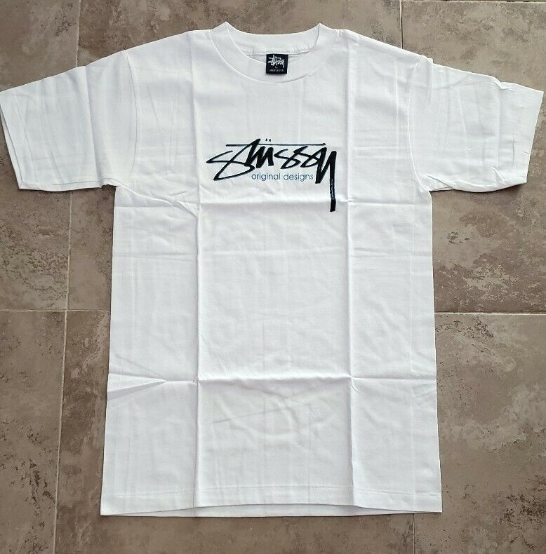 VINTAGE 90s STUSSY ORIGINAL DESIGNS WHITE T SHIRT SIZE M | eBay VINTAGE 90s STUSSY ORIGINAL DESIGNS WHITE T SHIRT SIZE M | eBay
