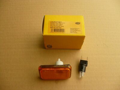 Seitenblinker gelb original Hella Audi 80 B2 B3 B 100 200 90 Coupe Cabrio +Birne