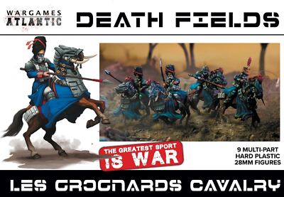 Les Grognards Cavalry - plastic 28mm figures kit (x9) Wargames Atlantic WAADF010