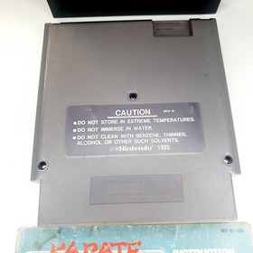 Karate Champ - ORIGINAL NES Nintendo Game Tested + Working & Authentic W/Manual