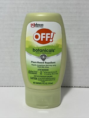 Off! Botanicals Insect Repellent Lotion - 4 FL Oz. Plant Based Repellent