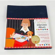 Mrs. Grossmans My Family Interview Album 6 Ring Binder Stickers Refillable