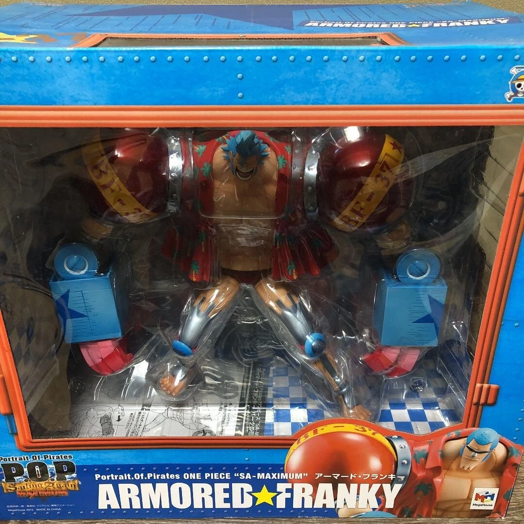 One Piece Portrait.Of.Pirates P.O.P SA-MAXIMUM Armored Franky Figure Megahouse