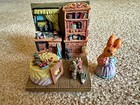 Vintage J.C. Bunny Easter Rabbit Villager Figurine 1991 + Kitchen Scene 1990 — photo 2