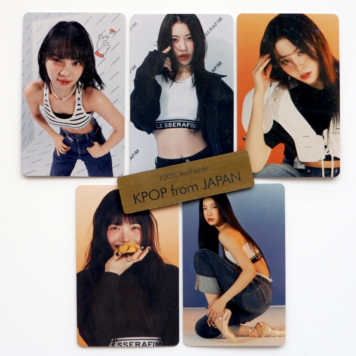 LE SSERAFIM UNFORGIVEN Weverse japan POB Full set Photocard