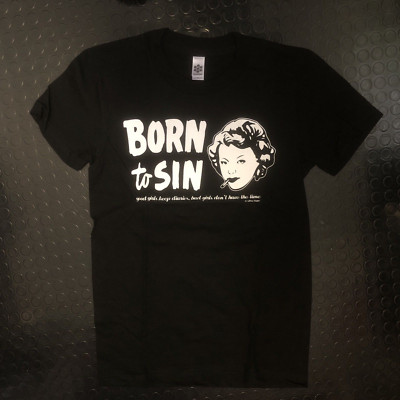BOUNTY HUNTER Lady T-Shirt aus den USA mit dem Design 'BORN TO SIN'