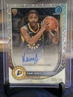 2026 Bowman Chrome - Kam Jones RC (Mini Diamond) Autograph #'d /100...PACERS