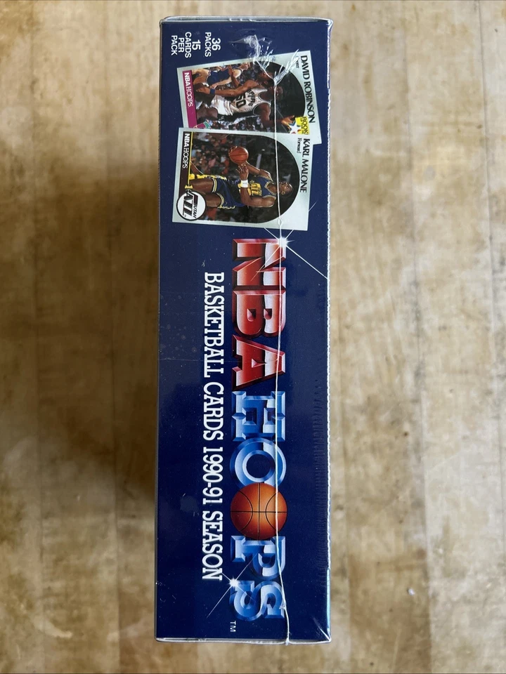 1990-91 NBA Hoops Serie 1 Caja 36 Paquetes SELLADOS Hermanos Menéndez, Cubierta para Pájaros Foto 4 de 4