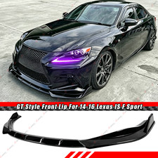 For 2014-2016 Lexus Is250 Is350 Is300 Is200t F-sport Black Front Bumper Lip For 2014-2016 Lexus Is250 Is350 Is300 Is200t F-sport Black Front Bumper Lip