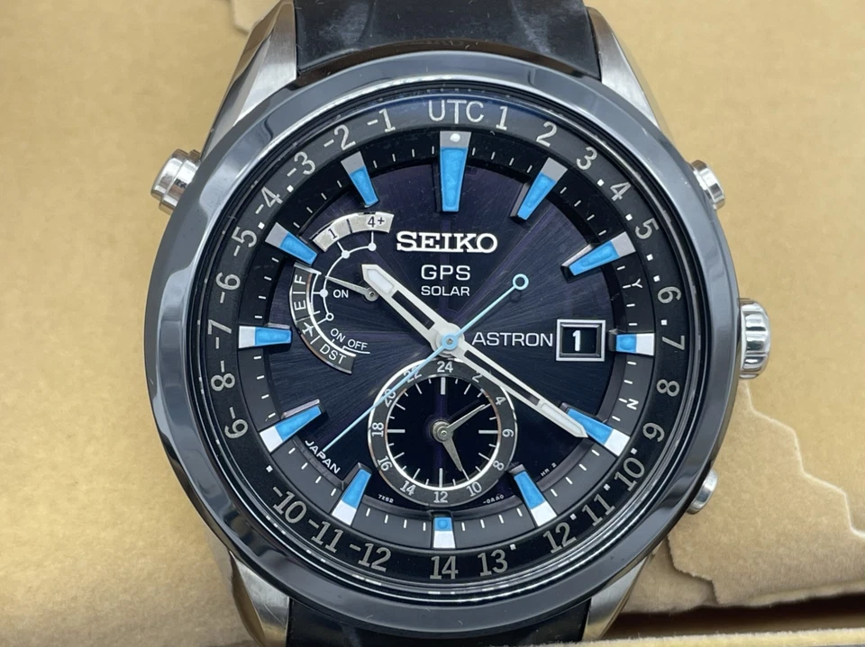 Reloj para hombre SEIKO ASTRON GPS radio onda solar acero inoxidable en caja 7X52-0AB0 Foto 4 de 4