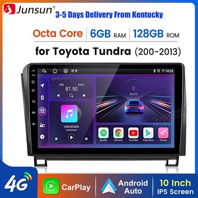 8Core 6+128G Android15 Carplay For Toyota Tundra 07-13 Car Stereo Radio GPS Navi