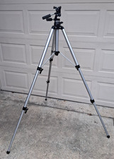 Used BOGEN 3030/a Tripod with 3047 Head Professional Grade Aluminum 27-67 in