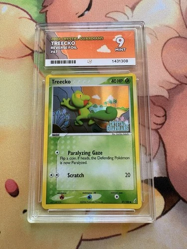 Pokémon TCG Treecko EX Crystal Guardians 67/100 Reverse Holo Stamped Mint Ace 9