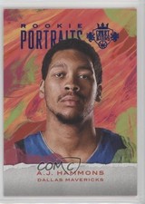 2016-17 Panini Court Kings Rookie Portraits Sapphire 24/25 AJ Hammons #27 1h1