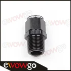US 8AN -8AN Female To 1/2" NPT Male Straight Swivel Fuel Fitting Adapter Black