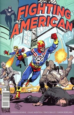 Fighting American (Titan, 2nd Series) #2C VF/NM; Titan | Duke Mighten Variant -
