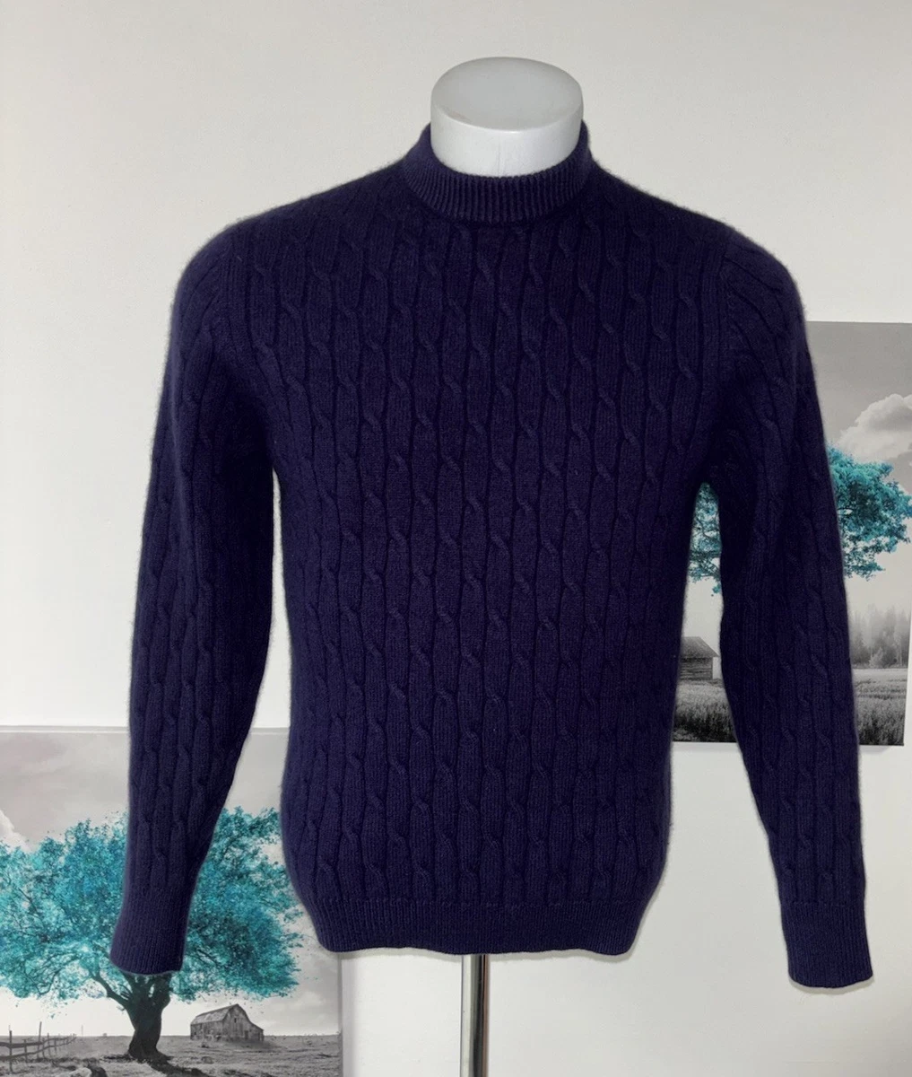 Pull cachemire col rond ajusté ALBAN