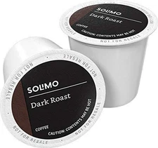 Amazon Brand - Solimo Coffee Pods, Dark Roast, 24 Count (Pack of 1) 
