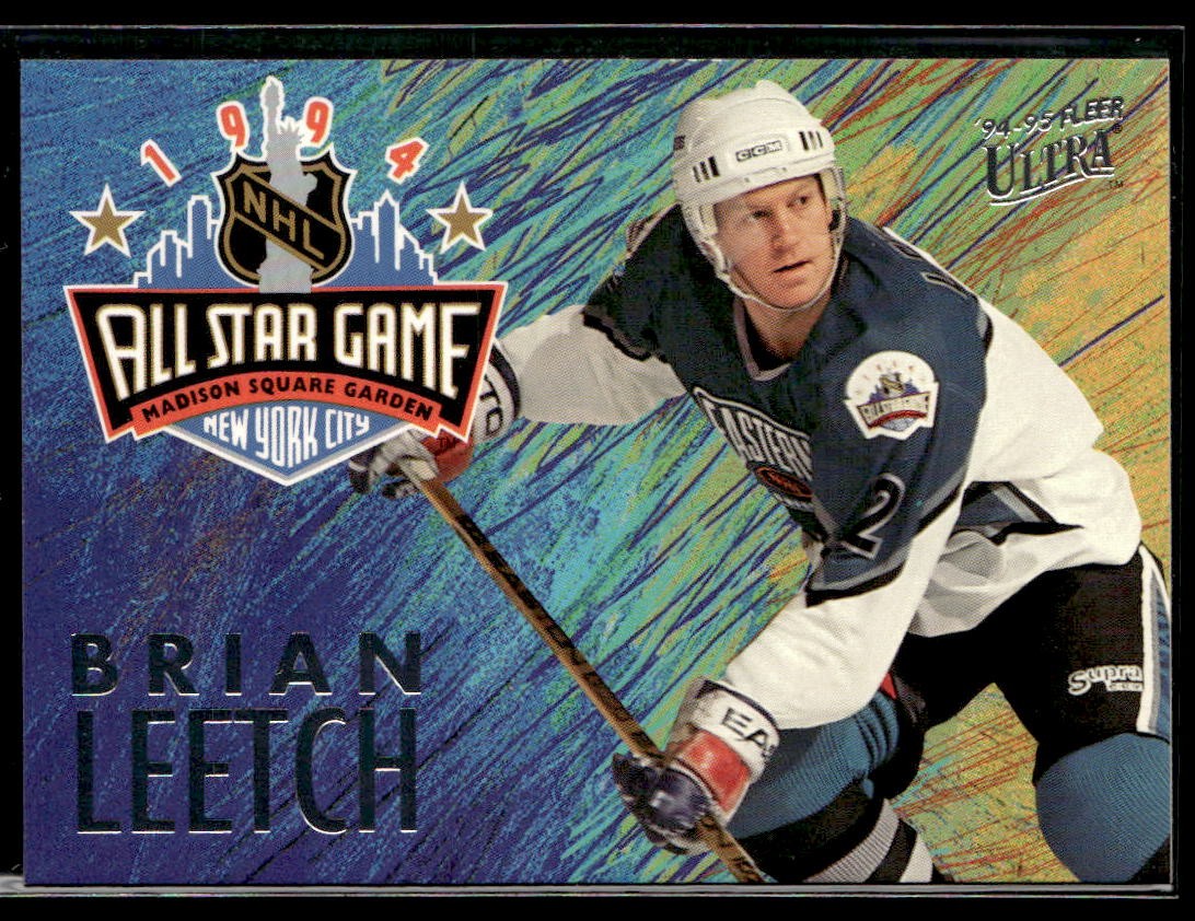 1994-95 Ultra #2 Brian Leetch All-Stars Hockey Card 2601H