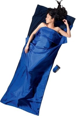 Cocoon Dual Thermolite/Silk TravelSheet, Ultramarine/Tuareg