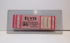 Vintage August 20th, 1977 Elvis in Concert Ticket Unused 4 Days After Death