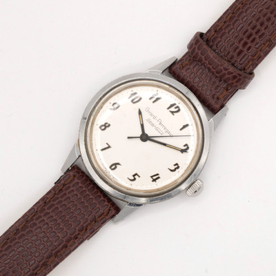 Vintage Girard-Perregaux Sea Hawk 17-Jewel St Steel Wristwatch, Keeps Time