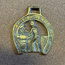 Shire Horse Brass Vintage Antique Retro Equestrian Cornish Piskie Blacksmith
