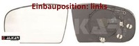 Alkar 6471702 Spiegelglas FüR AußEnspiegel Links FüR Mercedes-Benz