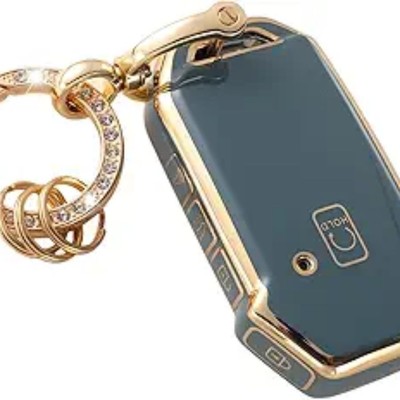 Key Fob Cover with Keychain, Key Shell Cover Holder Compatible with Cerato, Ceed