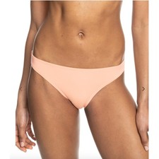 Roxy Beach Classics Moderate Bikini Bottoms, Peach Orange NWT Large