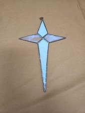 Stained Glass Star Suncatcher 8" X 5"