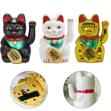 Rifeng 6 inch Electric Waving Lucky Cat A Fun and Delightful Home Decor Item