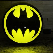 Batman DC Comics Open Road Home Accents 16" Light Up Bat Signal Wall Sign Works